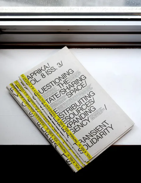 Paprika!, Transient Solidarity, broadsheet, 2022